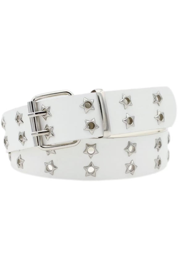 Belt, Star Belt: Gothic, Punk Rock, and EMO Belts; Goth and Grunge Belts; Accessories for Women and Men 1.3-Inch Wide 41.33 Inch Length