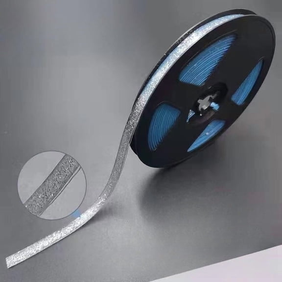 Jinswick Ceiling Molding Peel and Stick 20FT, Flexible Trim Self Adhesive, Caulk Strip for Stove, Sink, Toilet, Tile Edge, Wall Corner, Baseboard, Floor (Silver) 