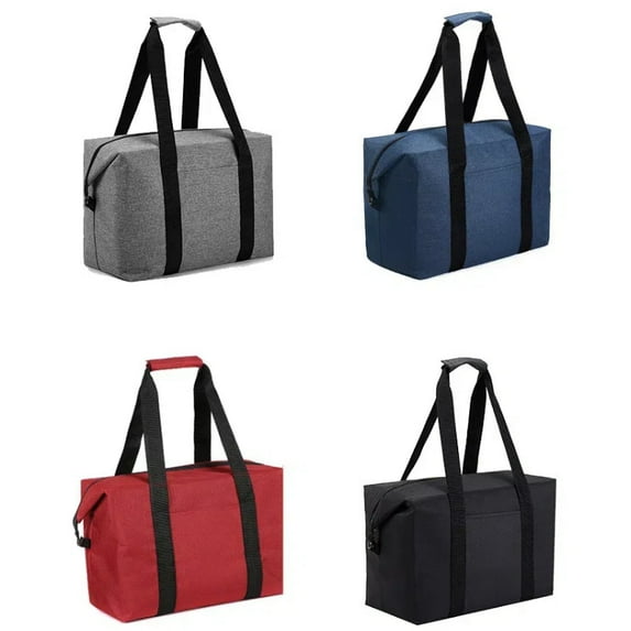 Jinswick Insulated Grocery Thermal Tote Bags for Frozen Cold Hot Foods, Reusable Insulation Zippered Bag for Shopping, Travel, Picnic ,Lunch,Multi-functional dual-purpose large-capacity insulation bag