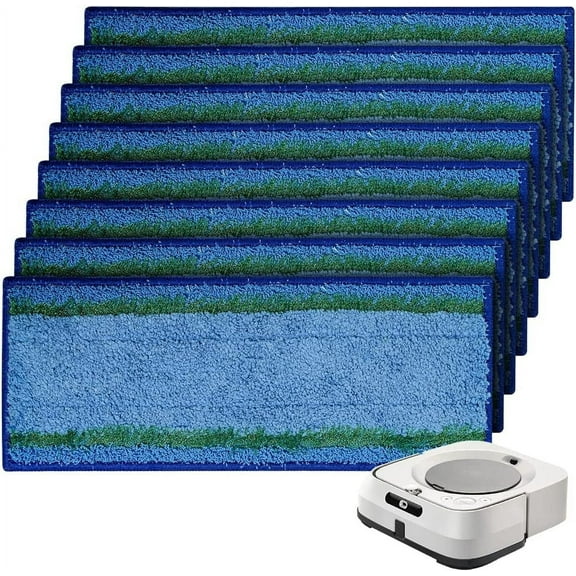 Jinswick Mop Pad Accessories for iRobot Braava jet m6 Series Ultimate Robot Mop, Washable and Reusable Robot Wet Mopping Pad Replacement Parts 4 Pack
