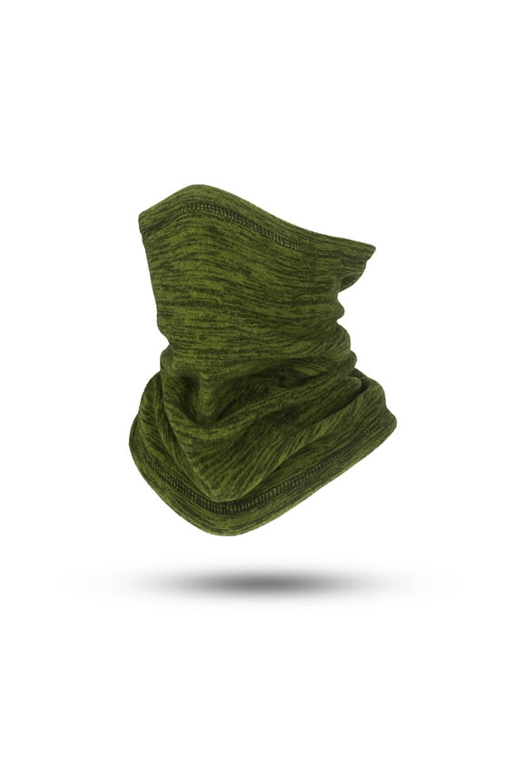 Neck Warmer Fleece Neck Gaiter Warmer Soft fleece Face scarf Mask Windproof for Cold Weather Winter Outdoor Sports motorcycle Snowboard Balaclava Fishing 1Pcs-Green