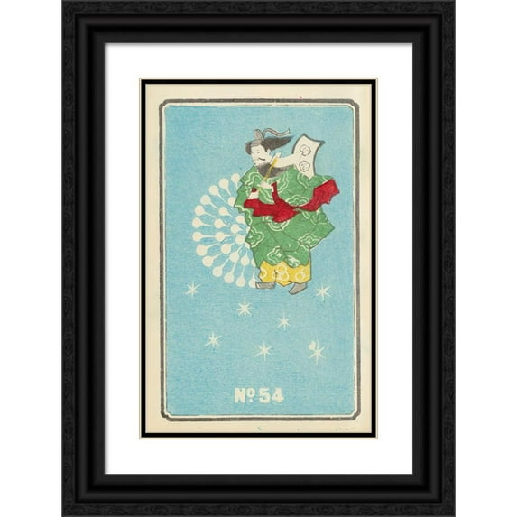 Jinta Hirayama 11x14 Black Ornate Wood Framed Double Matted Museum Art Print Titled: Illustrated Catalogue of Daylight Bomb Shells No. 54 (1883)