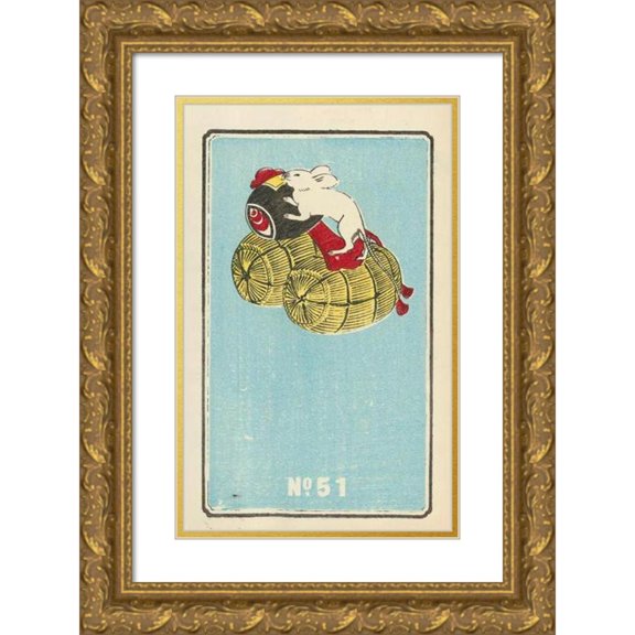 Jinta Hirayama 13x18 Gold Ornate Wood Frame and Double Matted Museum Art Print Titled - Illustrated Catalogue of Daylight Bomb Shells No. 51 (1883)