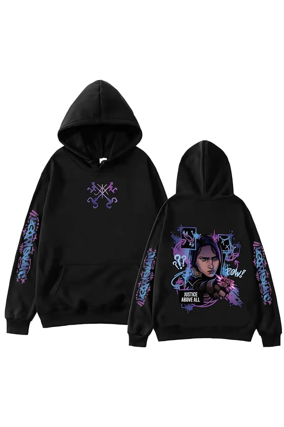 Jinx Anime Hoodie Harajuku Hip Hop Style