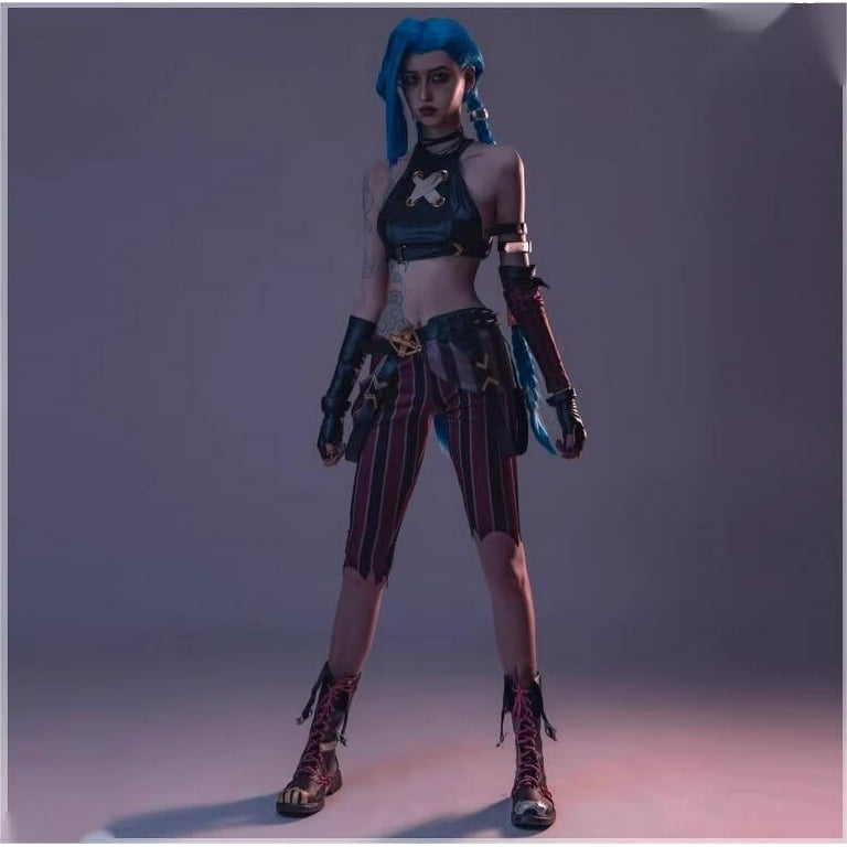 Jinx:Arcane Costume,Coplay Clothing and Accessories for Halloween