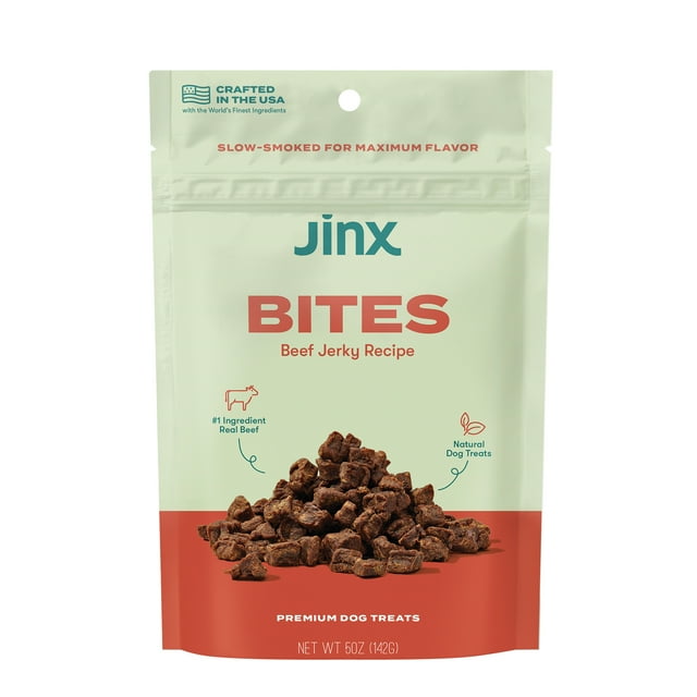Jinx Beef Bites,Dog Treats,5oz Bag