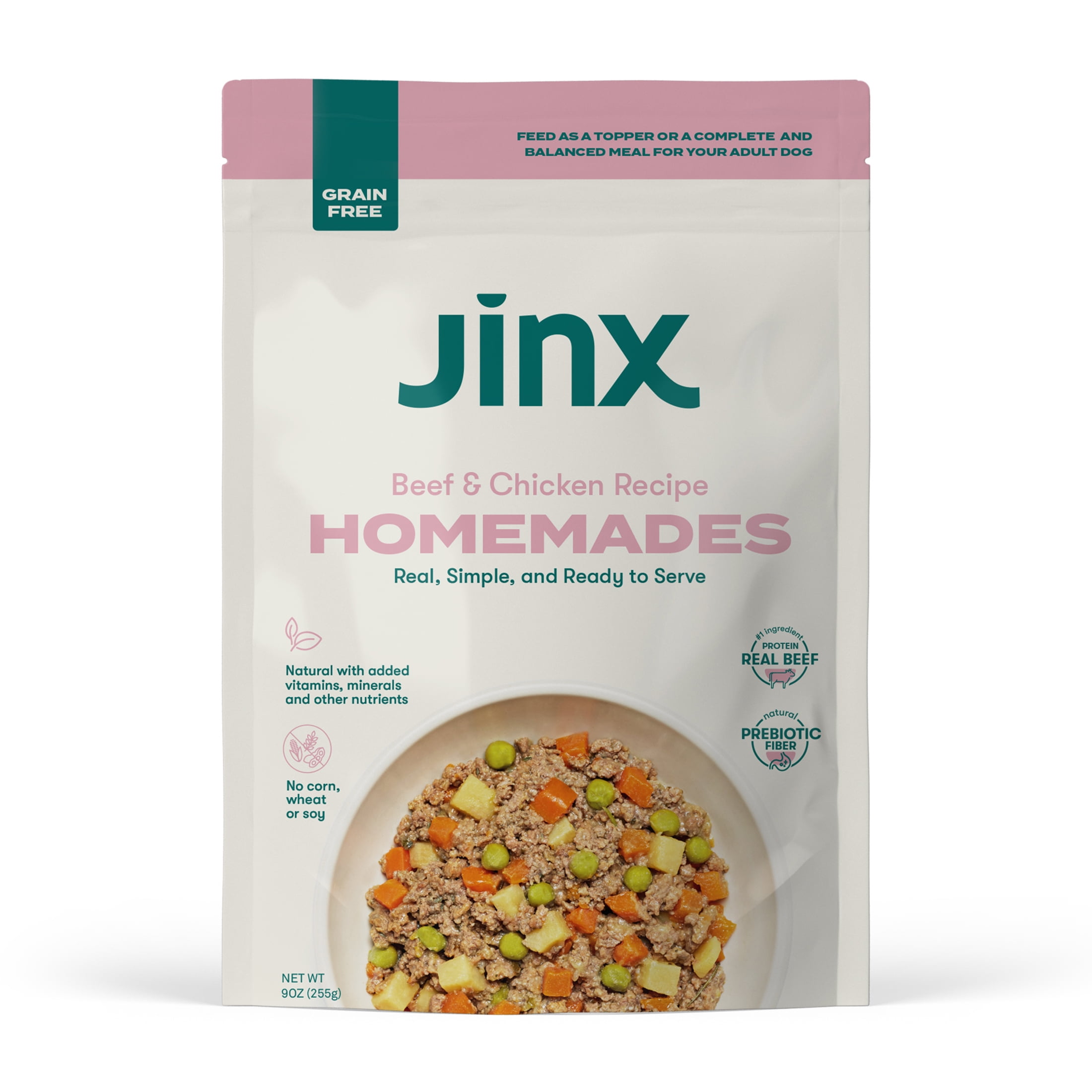 Jinx Homemades Beef & Chicken Recipe Wet Natural Dog Food, GrainFree