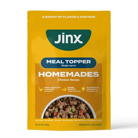 Jinx Homemades Chicken Topper,3oz.Pouch