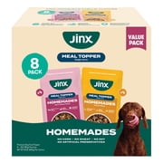 Jinx Homemades Single Serve Value Pack Wet Natural Dog Food, Grain-Free, 8–3 oz Pouch