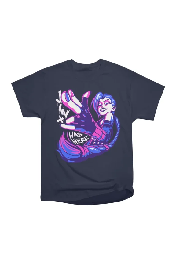 Jinx Was Here T-Shirt Tee Gift For Him Merch For Her Apparel For Friend