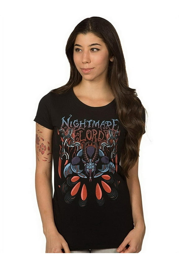 JINX Inc. World of Warcraft: Legion Nightmare Lord Women's Tee, Small (Black) Female