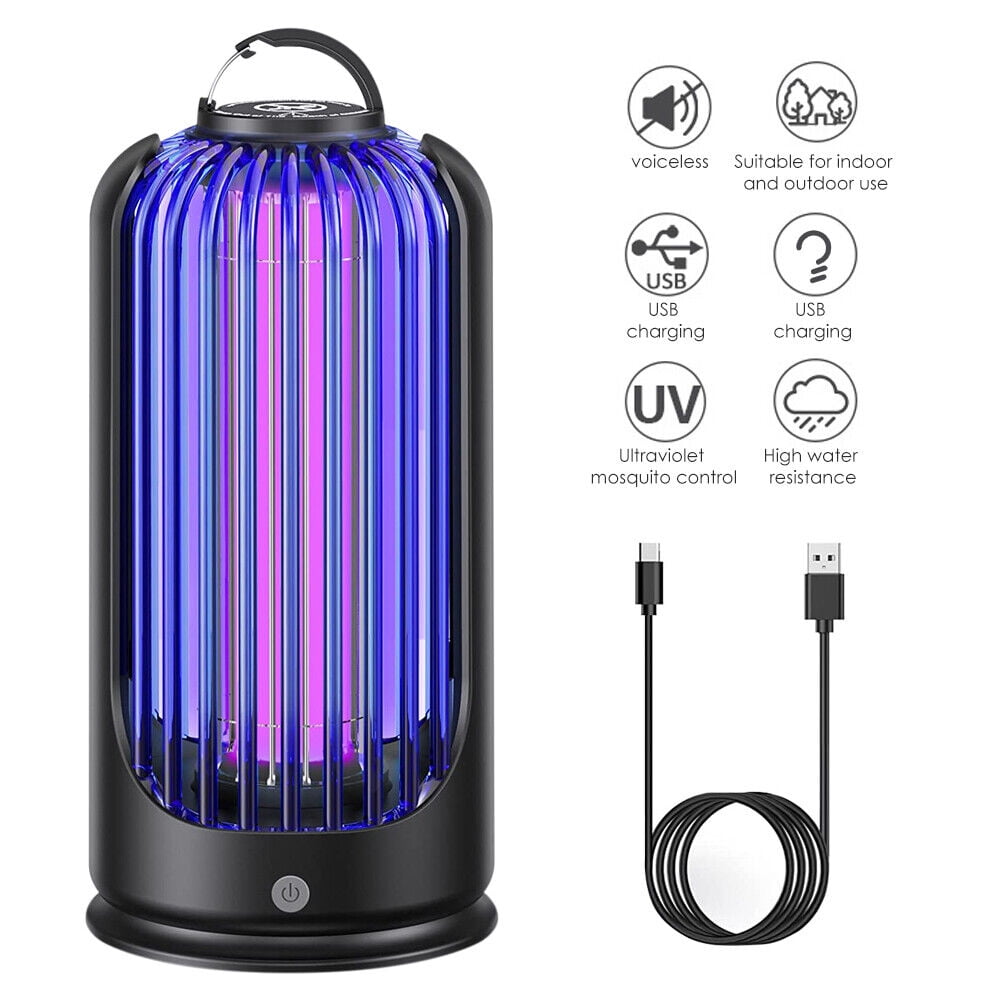 Jinyi Bug Zapper for Indoor Outdoor, Rechargeable Mosquito Zapper with