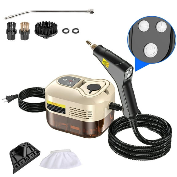 Jinyi Handheld Steam Cleaner, Update Handle Adjustment Multipurpose Steamer for Home Use, Pressurized Steamer for Cleaning Floor, Upholstery, Grout and Car