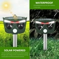 thumbnail image 1 of KingFurt Motion Sensor Solar Powered Rainproof Humane Animal Repellent Device Dog Cat Squirrel Deer, 1 of 7
