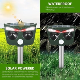 Jinyi Motion Sensor Solar Powered Rainproof Humane Animal Repellent Device Dog Cat Squirrel Deer