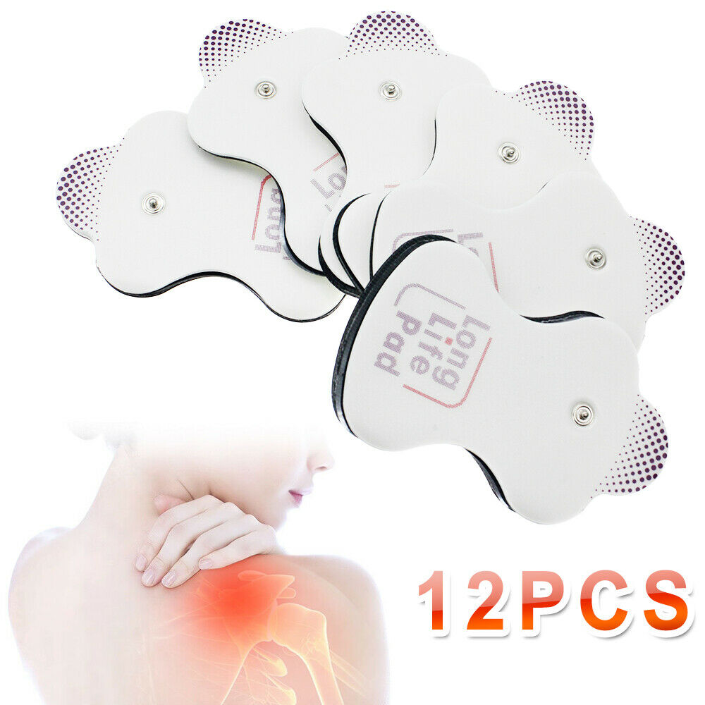 Jinyi New 12/24X Electrode Replacement Pads For Omron Massagers Elepuls Long Life Pad