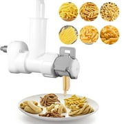 Jinyi Pasta attachment for Kitchenaid with 6 Different Shapes of Pasta Outlet, Durable