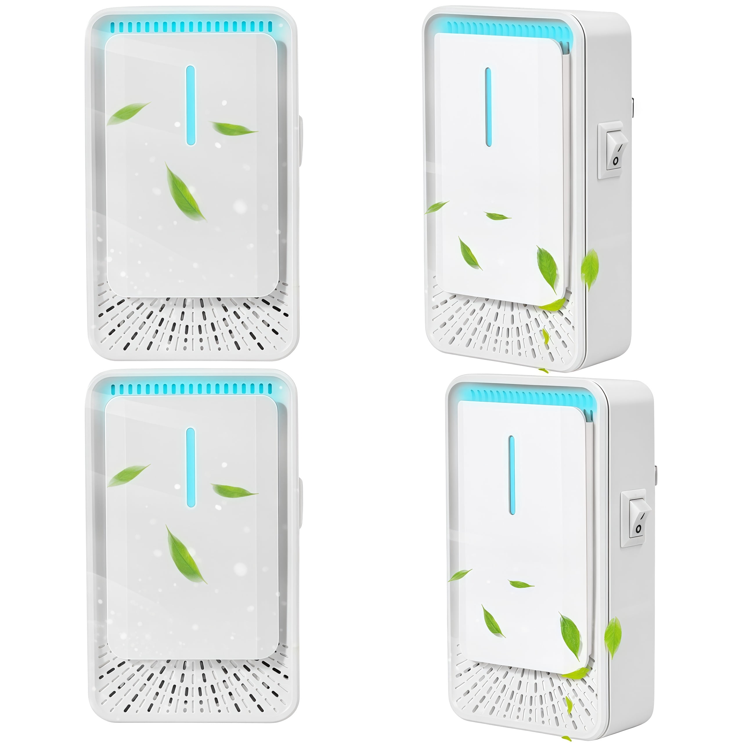 Jinyi Plug In Air Ionizers,Negative Ion Technology Air Purifier, Quiet Mini Air Freshener,Portable Air Purifiers for Odor, Dust, Smoke, Pets Smell-4 Packs