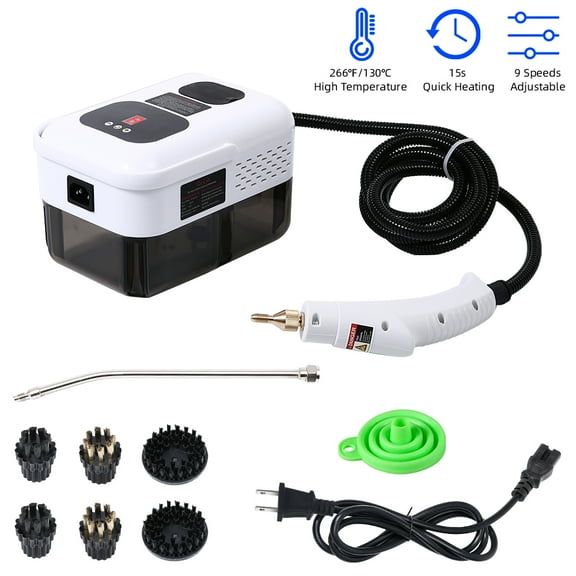 Jinyi Quick Heating White Steam Cleaner 9 Steam Modes 1200ml Capacity Portable SC-QL-001 Powerful Wrinkle Remover