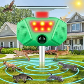 Jinyi Ultrasonic Cat Repellent - Protect Your Yard, House from Deer, Rats & Dogs