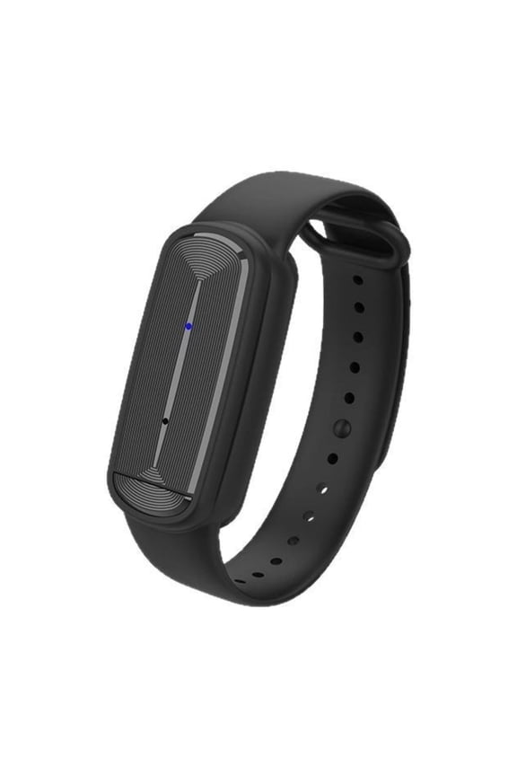 Jinyi Ultrasonic Mosquito Repellent Wristband, Black USB Rechargeable Anti Mosquito Repeller Wristband for Adults and Kids - Mosquito Insect Repellent Band