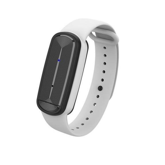 Jinyi Ultrasonic Mosquito Repellent Wristband, White USB Rechargeable Anti Mosquito Repeller Wristband for Adults and Kids - Mosquito Insect Repellent Band