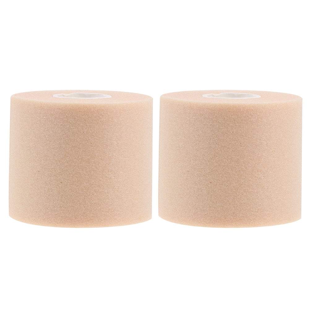 Jinyuann 2 Rolls Fitness Skin Tapes Elastic Skin Tapes Free Cutting