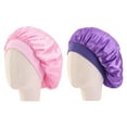 Jinyuann 2pcs Delicate Kids Nightcaps Elastic Sleeping Caps Hair