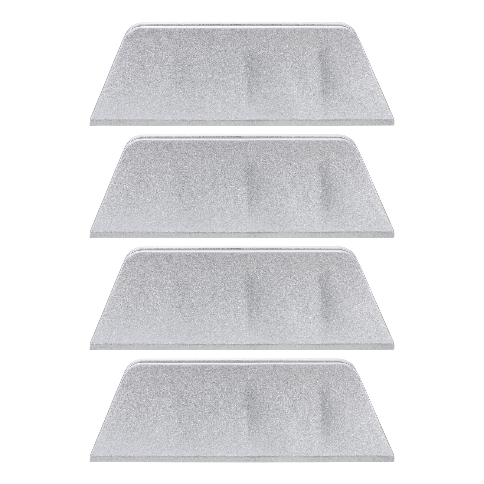 HEMOTON Desk Screen Clips with ABS Material for Office Silver Color ...