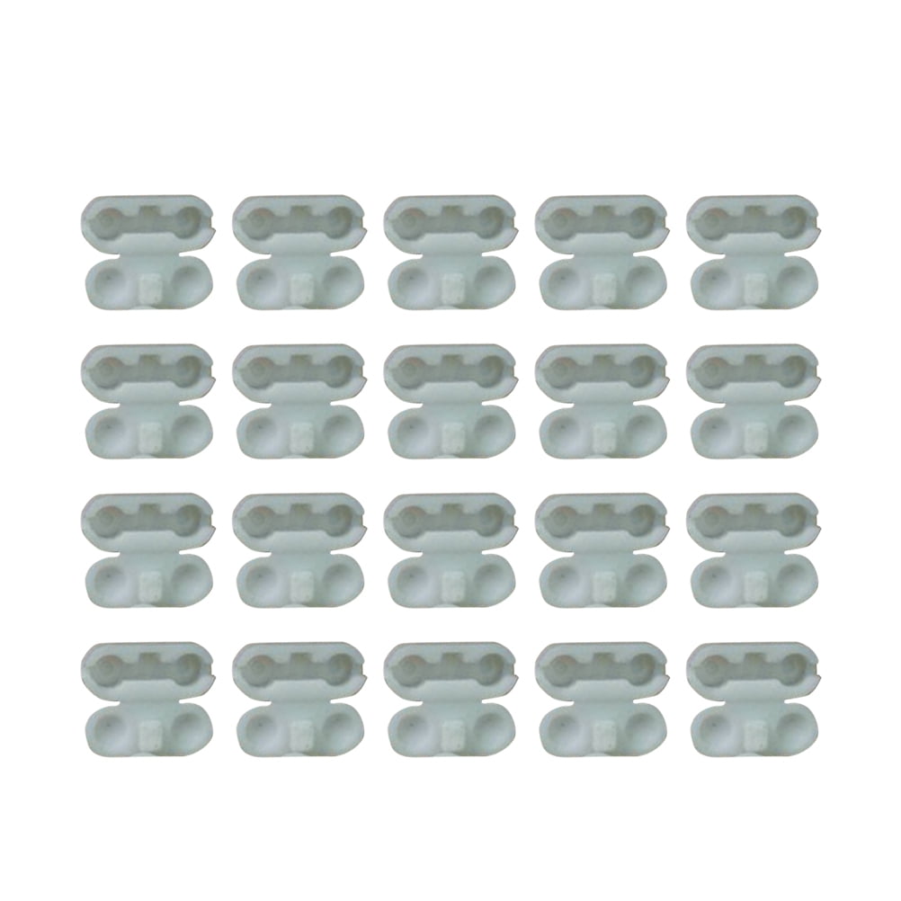 Jinyuann 50PCS Replacement Vertical Blind Bead Clips Plastic Roman