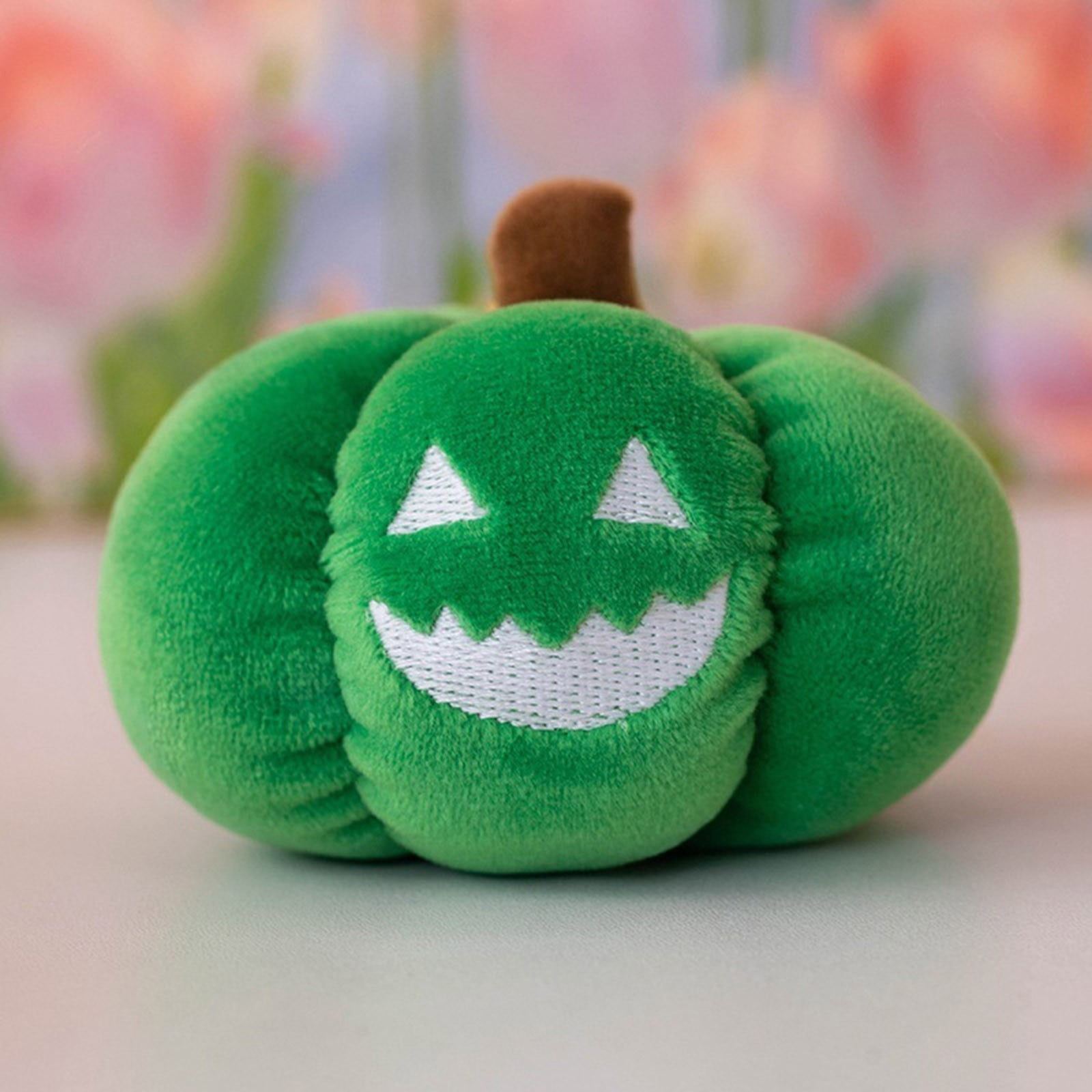 Jioakf Halloween Gift Night Light Pumpkin Plush Toy Funny Keychain