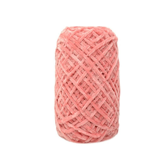Jioakfa 100G Gold Velvet Yarn Roving Scarf Knit Wool Yarn Thickness Warm Hat Household F Multicolor C1