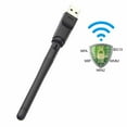thumbnail image 1 of Jioakfa Electronics Gift Clearance 60% Wireless Usb Wifi Adapter For Pc,150Mbps 2.4G Wifi Adapter For Desktop Pc Laptop,Wireless Adapter For Desktop Computer Network Adapters Black 10X8X3Cm, 1 of 8