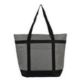 thumbnail image 1 of Jioakfa Reusable Insulated Cooler Tote Bag Holds, Large Leakproof Grocery Picnic Cooler Bags, Soft Sided Shopping Bag For Groceries, Food, Drinks, Suitable For Beach, Picnic And Outdoor Use Gray, 1 of 6