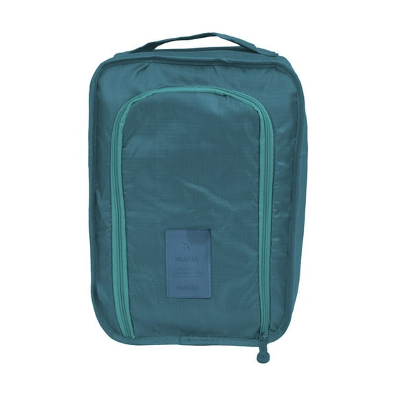 Jioakfa Shoe Bags For Travel - Extra Large Waterproof Travel Shoe Bag For Men & Women With Zipper & Handle - Travel Essentials, Portable Packing For Gym, Storage For Luggage, Closet Blue