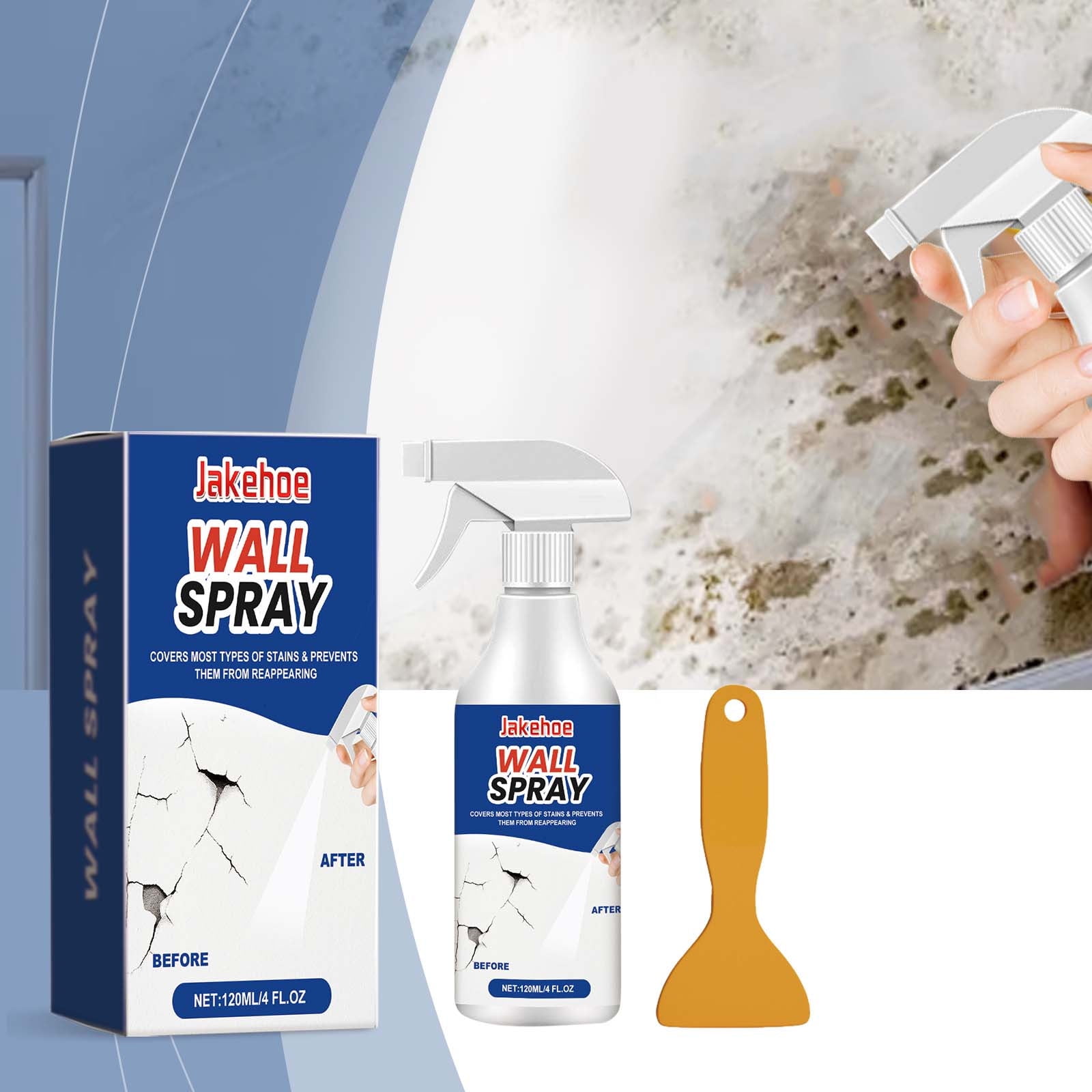 Jioakfa Wall Spray Paint Stain Removal Coating Sunlight Resistance
