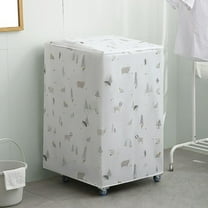 Jioakfa Washer And Dryer Covers - Washing Machine Cover Washer Machine Protector For Top Load And Front Load - Waterproof And Dustproof With Smooth Zipper Multicolor 22.44X22.05X34.25In