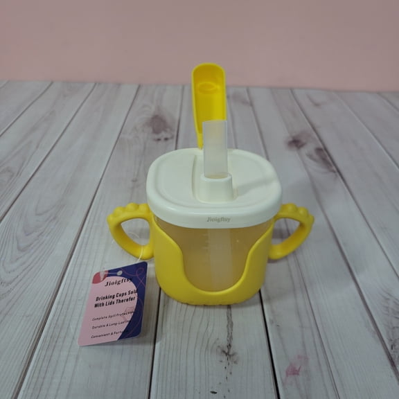 Jioigftsy Drinking cups sold with lids therefor Spill-Resistant, Durable Cups for Home, Office & Outdoor Use