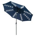 Jiowenm 10Ft Patio Umbrella, Table Umbrella with 40 LED Lights, Outdoor