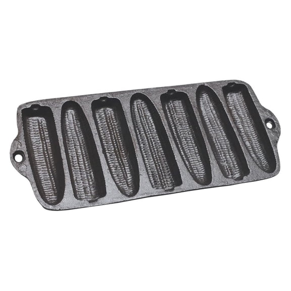 Jiowenm 7490 Cast Iron Cornbread Pan Perfect For Baking Golden Brown Cornbread w/Crispy Edges