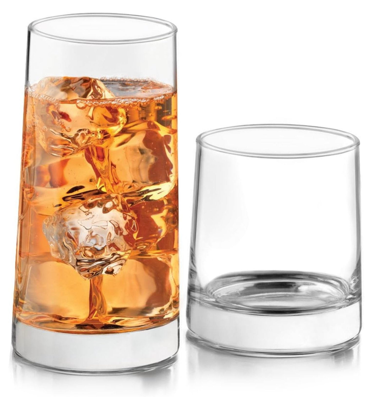 Libbey Cabos 16-Piece Clear Glass Tumbler and Rocks Set