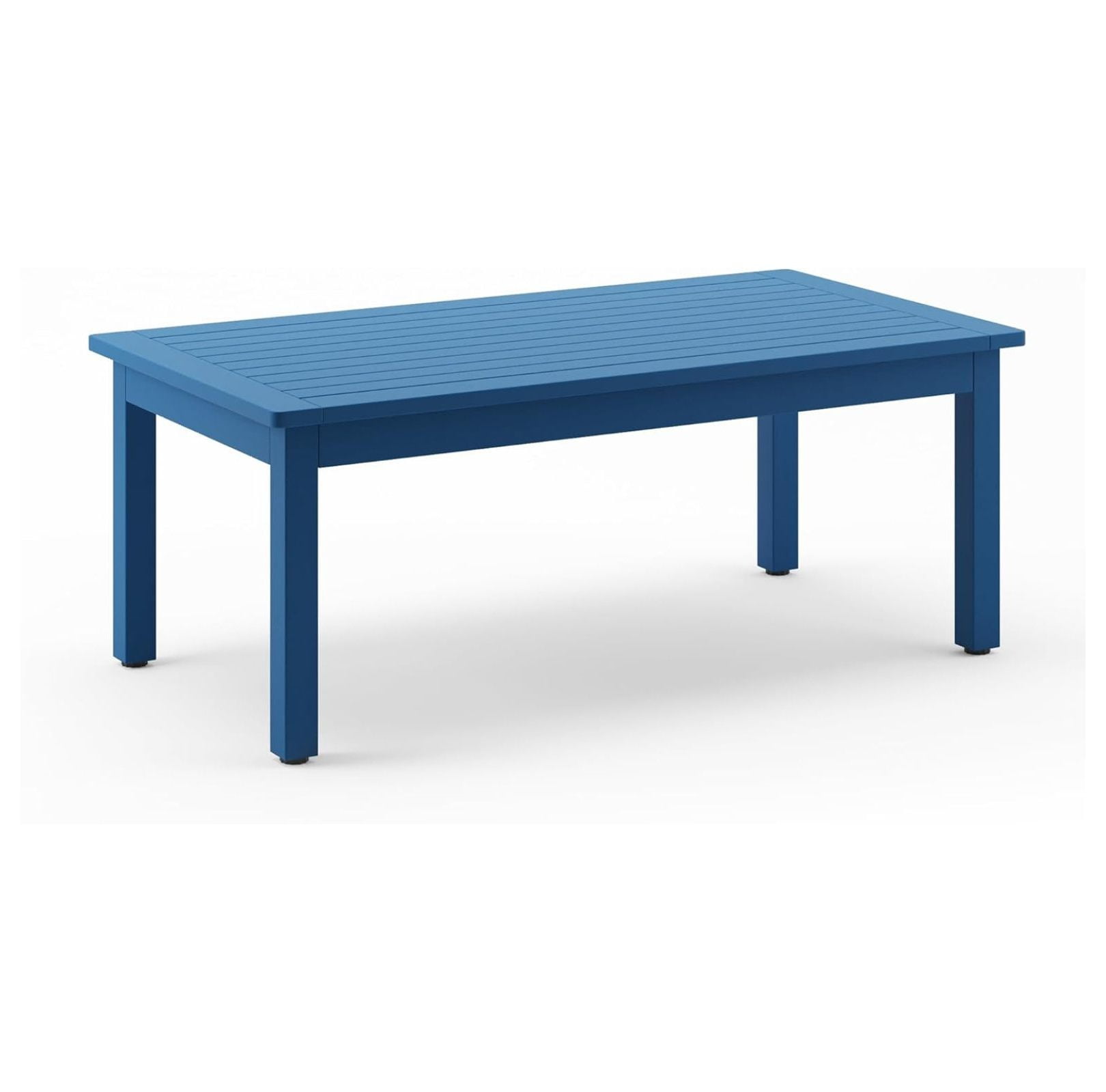 Jiowenm Outdoor Coffee Table, Patio Coffee Tables for Outside Rectangle ...