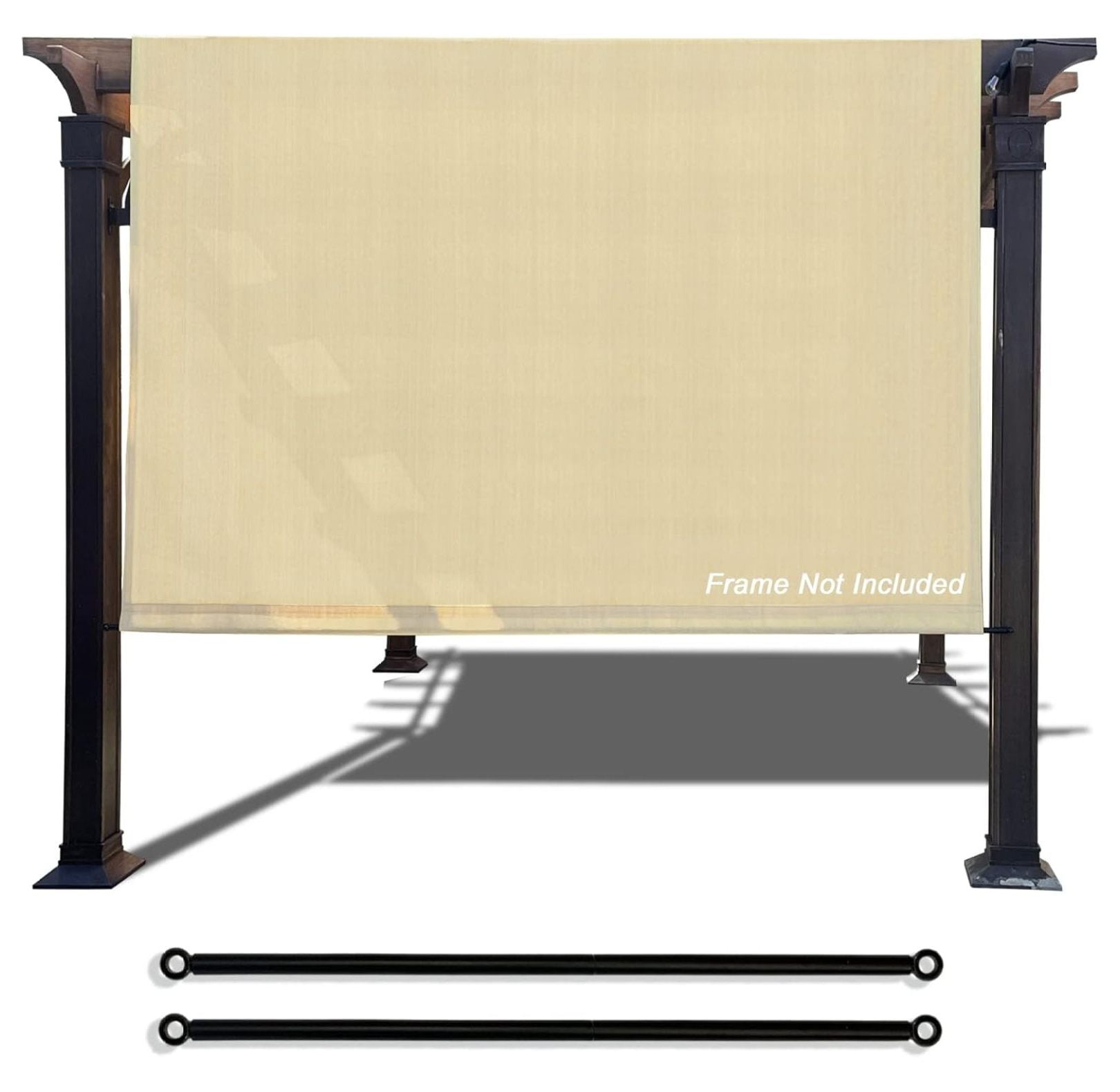 Jiowenm Universal Breathable Pergola Cover Pergola Replacement Canopy