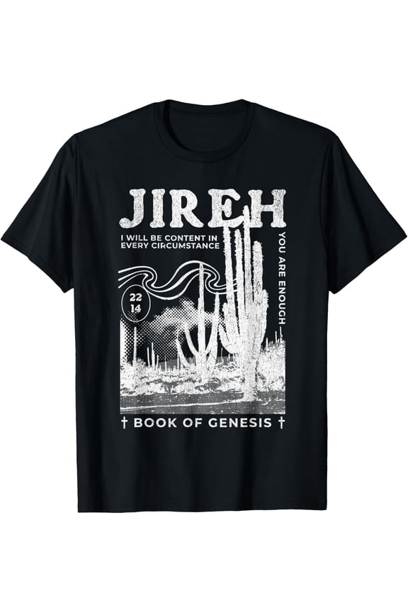 Jireh You Are Enough Boho Trendy Bible Verse Christian T-Shirt Shirts