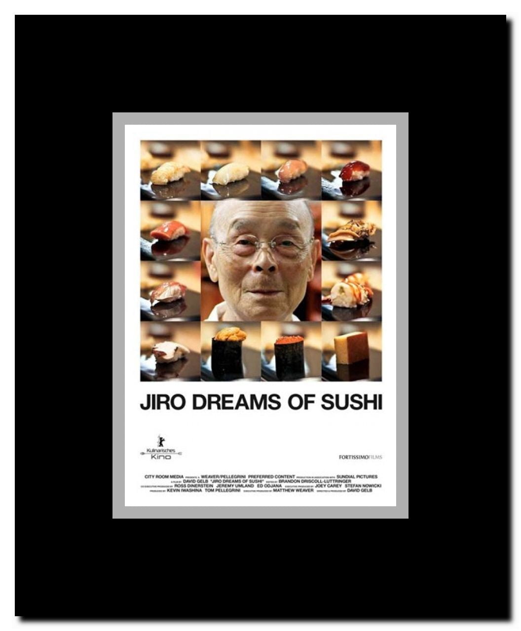 Jiro Dreams of Sushi Framed Movie Poster