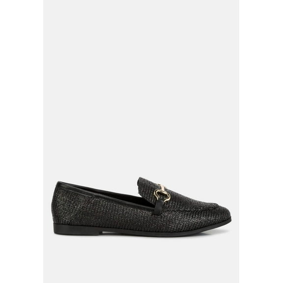 Jiro Horsebit Detail Flat Loafers