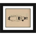 thumbnail image 1 of Jirō Takeuchi 18x14 Black Ornate Wood Framed Double Matted Museum Art Print Titled - Hogayo, Eg15 (1901), 1 of 5