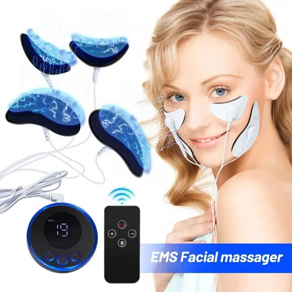 Jitesy Facial Massager - Eye Contour V-Shaped Face Muscle Stimulator Beauty Device
