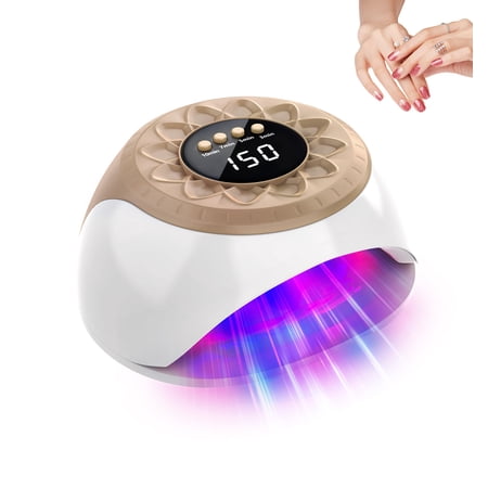Jitesy Professional Blue Light Nail Lamp for Hands & Feet with Timer & Bacteria-Killing Function