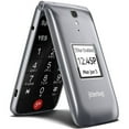 thumbnail image 1 of Jitterbug 4043S5RRY Flip Easy-to-Use 4G Prepaid Cell Phone Graphite, 1 of 10
